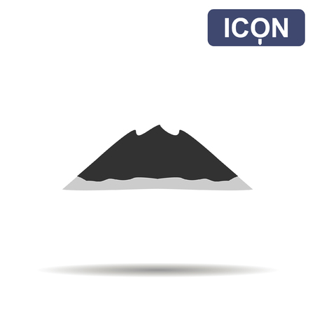 Rock icon vectorのイラスト素材
