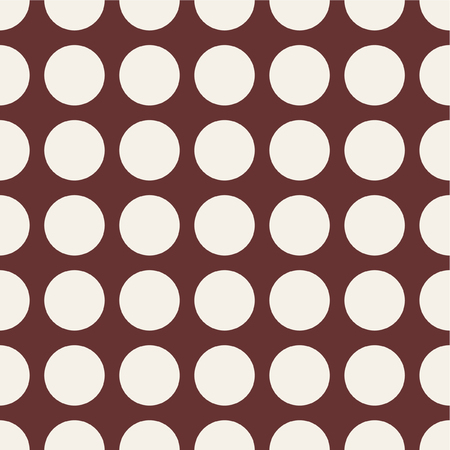 Vector seamless pattern. Simple repeating texture with circlesのイラスト素材