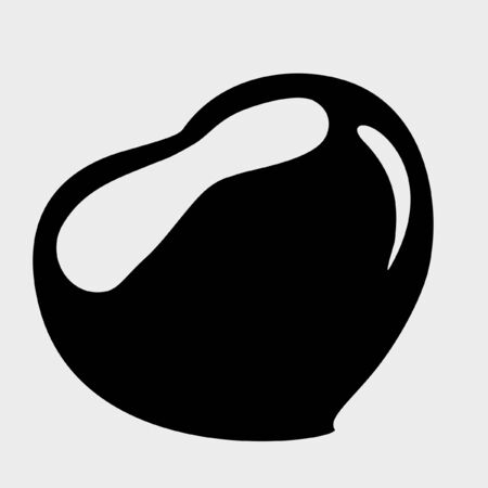 Chestnut icon vectorのイラスト素材