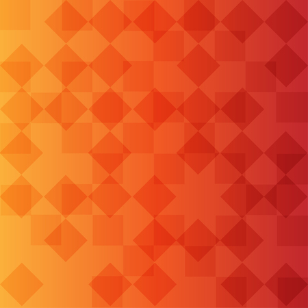 Orange square box abstract summer bakground vector designのイラスト素材