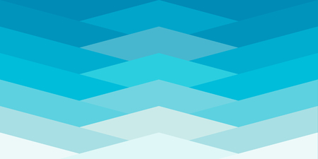 Zigzag blue line wave abstract background in flat vector design styleのイラスト素材