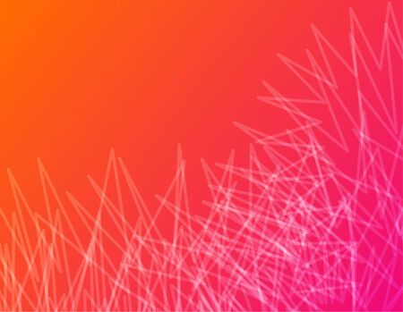 Triangle geometric abstract line futuristic concept red gradient background vector design illustration.のイラスト素材