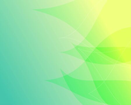 Light green with leaf shapes vector design nature abstract background illustration.のイラスト素材
