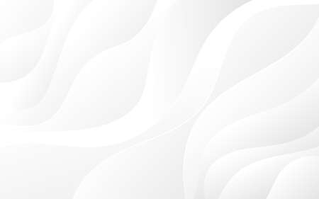 Abstract white and light gray wave modern soft luxury texture with smooth and clean vector subtle backgroundのイラスト素材