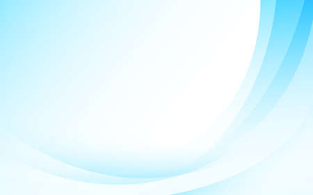 Abstract light blue wavy modern curve lines with clean background vector illustration and copy space fot textのイラスト素材