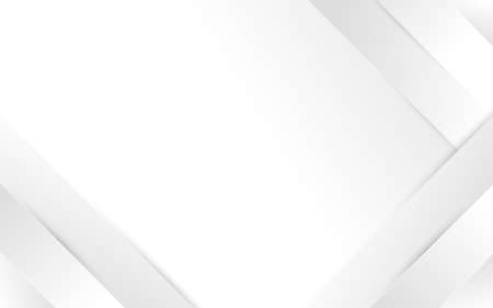 Abstract white and gray geometric tech oblique line triangle minimal elegant background vector illustrationのイラスト素材