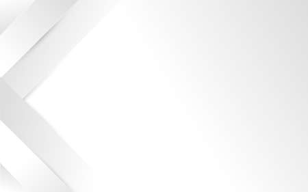 Abstract white and gray geometric tech triangle minimal elegant on left minimal background vector illustrationのイラスト素材