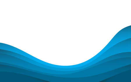 Abstract fluids lines wave with blank white background on top vector illustrationのイラスト素材