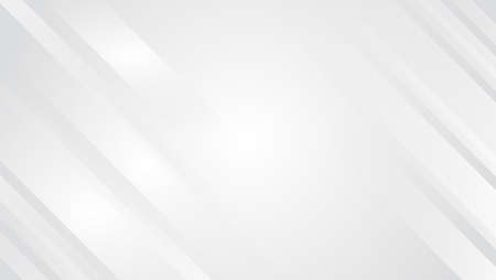 Abstract white and gray lines technology modern geometric shape subtle background vectorのイラスト素材