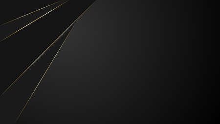 Abstract geometric oblique line triangle gold luxury dark minimal background vector illustrationのイラスト素材