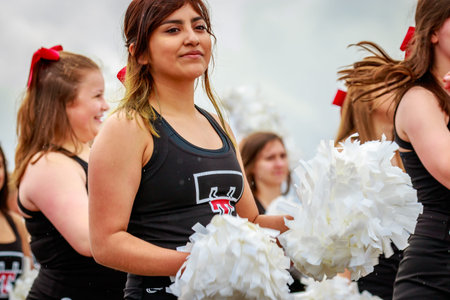 Portland, Oregon, USA - June 10, 2017: Tualatin High School Marching Band in the Grand Floral...