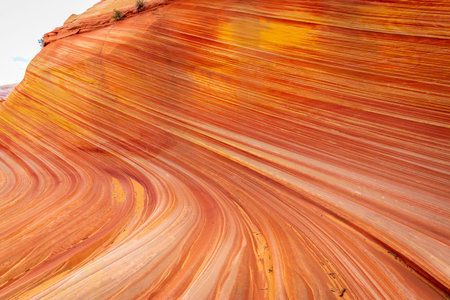 The Wave is a famous sandstone rock formation located in Coyote Buttes, Arizona, known for its...