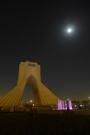 Azadi Tower in Tehran, Iranのeditorial素材