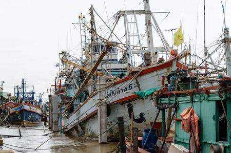 dangerous ship at sea thailandのeditorial素材