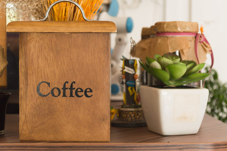 in the coffee bar