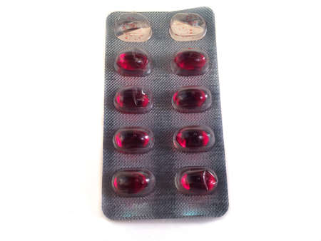 medicine in the white backgroundの写真素材