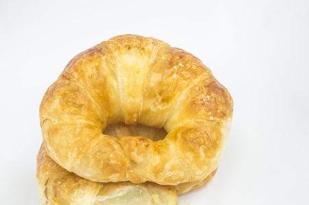 the bread chicken sweet with isolated backgroundの写真素材
