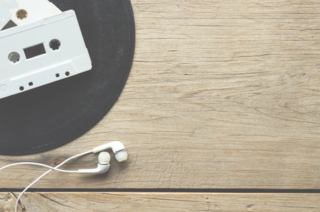 The freedom of music.Vintage Tone.の写真素材