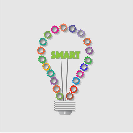 Lamp idea icon vector.のイラスト素材