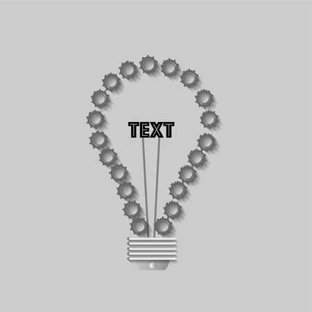Lamp idea icon vector.のイラスト素材