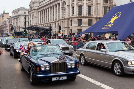 LONDON, UK - January 01, 2020: Londons New Years Day Parade 2020のeditorial素材