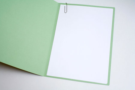 Blank work paper cover for writing, and graphicsの写真素材