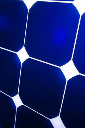 Solar photo voltaic cells for clean and ecological energyの写真素材