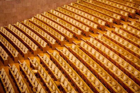 Empty theater interior auditorium cinema or conference hall.の写真素材
