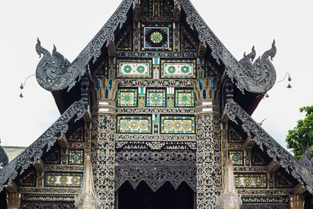 shine chapel in jediluang templeの写真素材