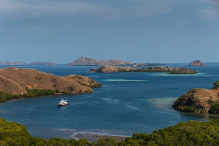 Loh buaya Komodo, Indonesiaの写真素材