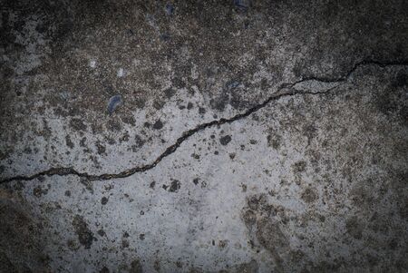 Cracked cement floor, vintage style pictureの写真素材