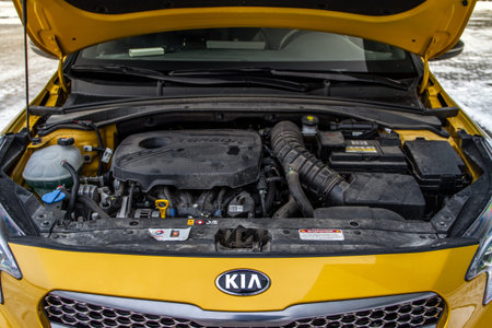 MOSCOW, RUSSIA - JANUARY 10, 2021 KIA XCeed. AWD Hatchback SUV. New KIA XCeed crossover model year...