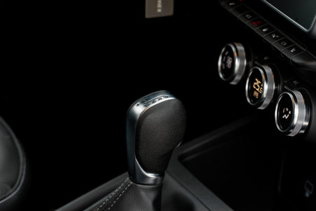 Modern car variator transmission. Variator gearbox. CVT gearbox close upの写真素材