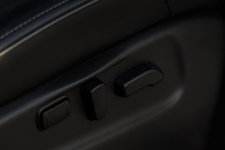 Modern car seat switch.の写真素材