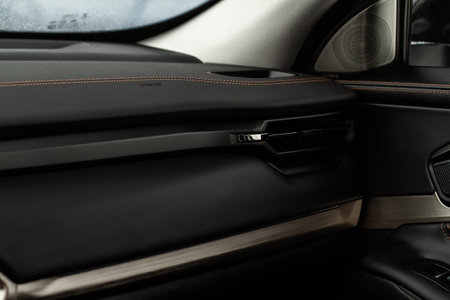 Modern car interior details. car interior details.の写真素材