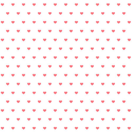 It âs a cute and simple heart pattern.のイラスト素材