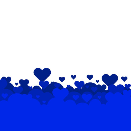 A cute and simple heart frame.のイラスト素材