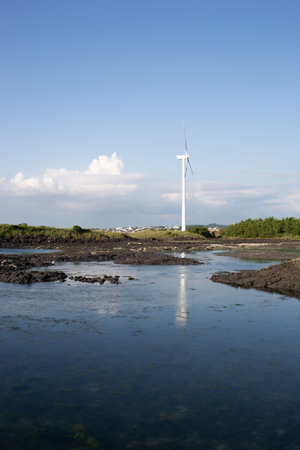 Korea's offshore wind farm on Jeju Island