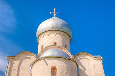  Russia Veliky Novgorod Church of our Savior on the Nereditsaの写真素材