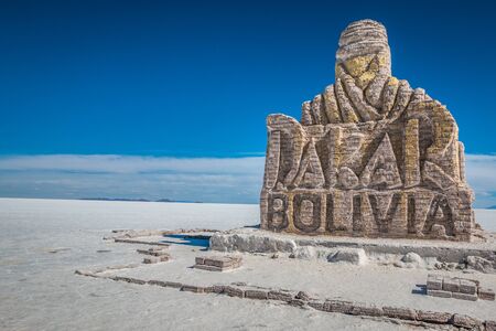Salar Uyuni Boliviaの写真素材