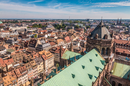 Old town view of Strasbourgの写真素材