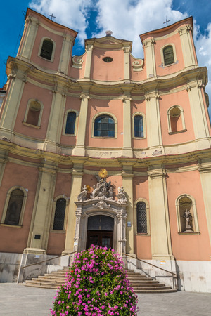 Old Cathedral of Saint John of Matha and Saint Felix of Valois in Bratislavaのeditorial素材