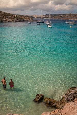 Blue Lagoon in Maltaのeditorial素材