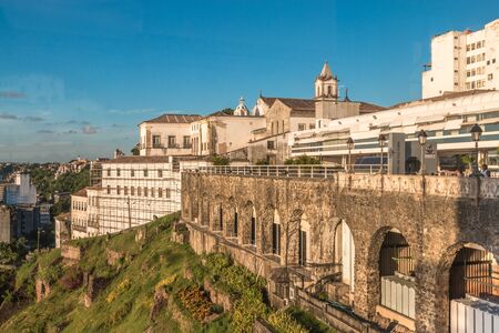 Old city of Salvador de Bahia in Brazilのeditorial素材