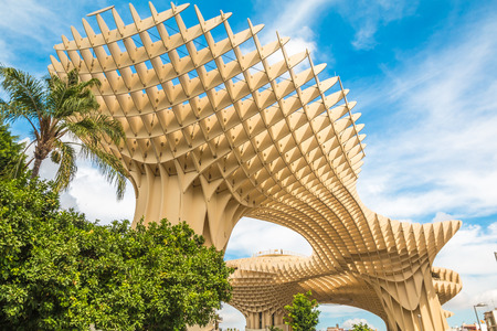 Metropol Parasol in Seville Spainのeditorial素材