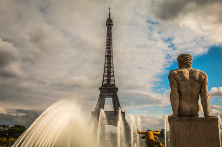 Eiffel Tower in Parisの写真素材