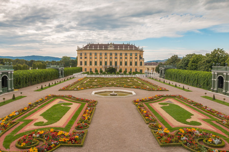Schonbrunn Palace in Vienna Austriaのeditorial素材