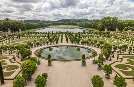 Garden in Versaillesの写真素材