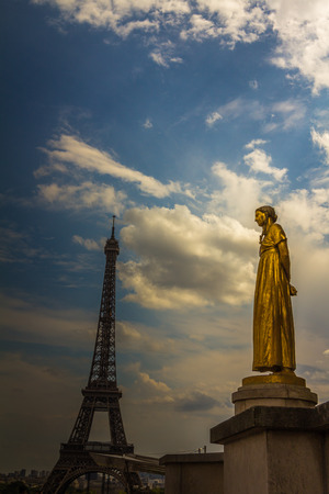 The Eiffel towerのeditorial素材