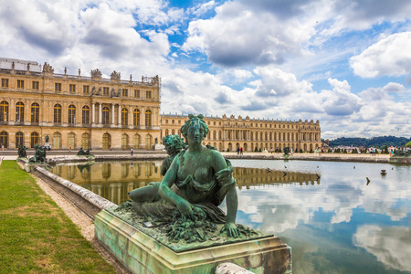 View of Versailles Palace gardensのeditorial素材